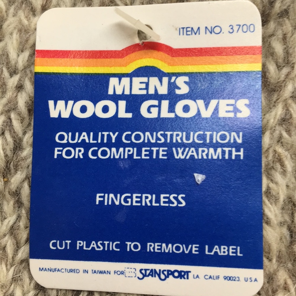 Fingerless Wool Gloves NWT - Picture 2 of 3